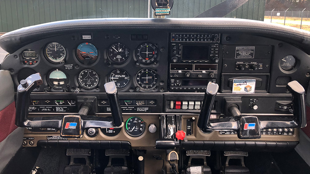 Piper Archer N43755 panel